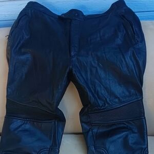 Vintage Rex Marsee design Men's leather motorcycle riding pants size 42